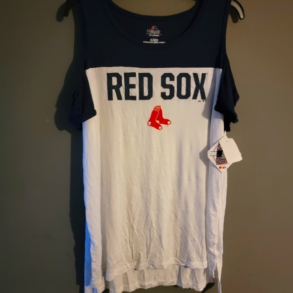 Women's Boston Red Sox Pure Dedication Tee XL By Majestic - Picture 7 of 10
